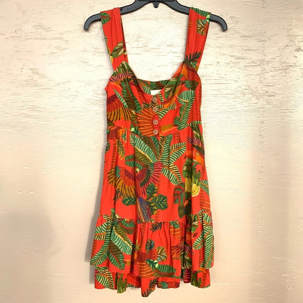 FARM Rio Red Tropical Mini Dress - Picture 16 of 16